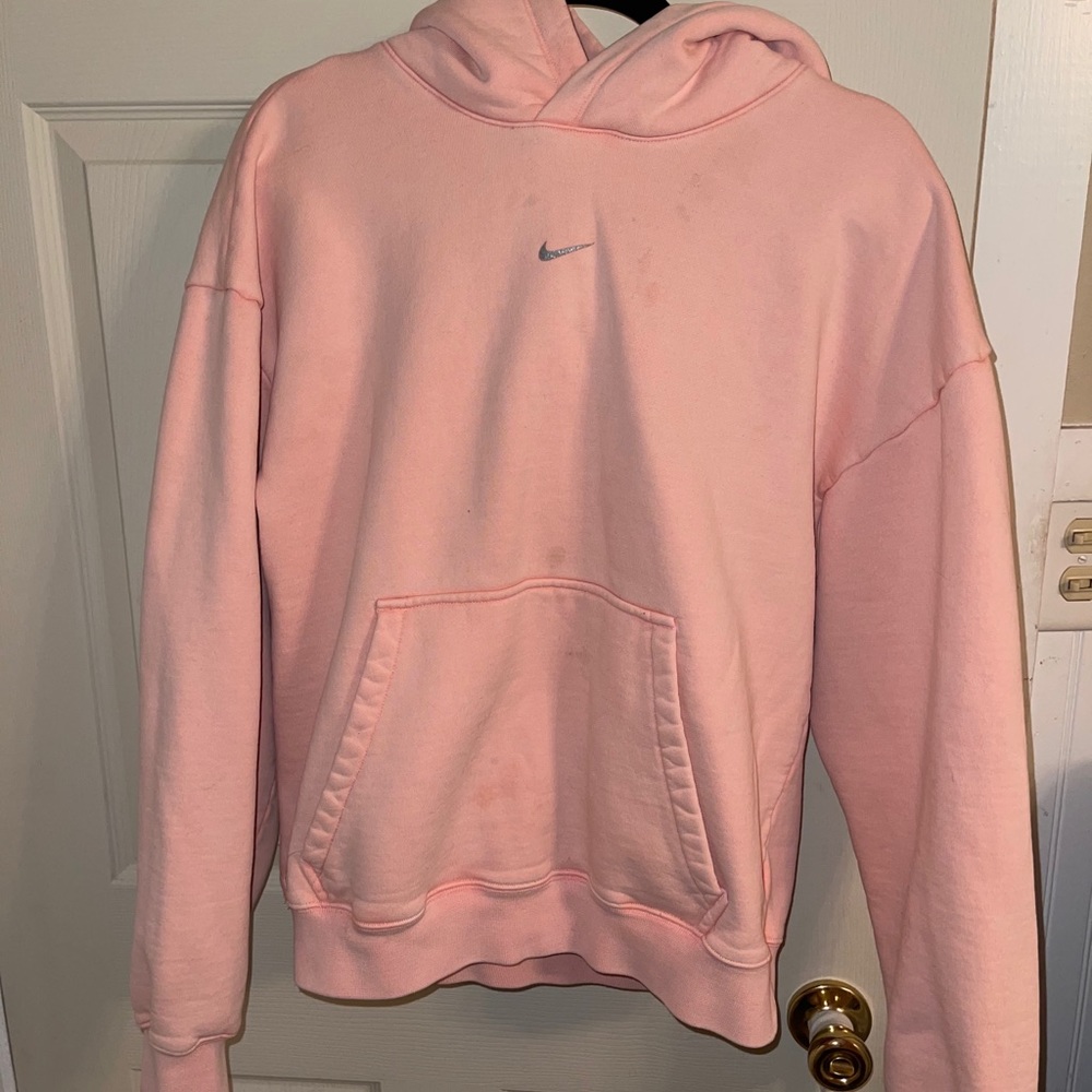 Pink Nike sweatshirt